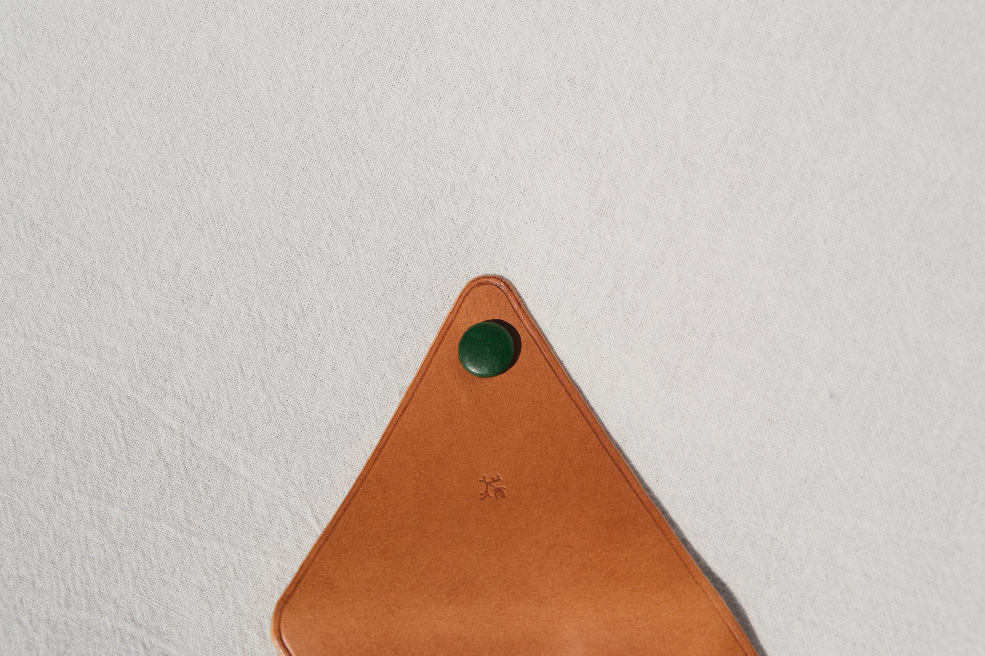 Triangle Coin Purse - Camel