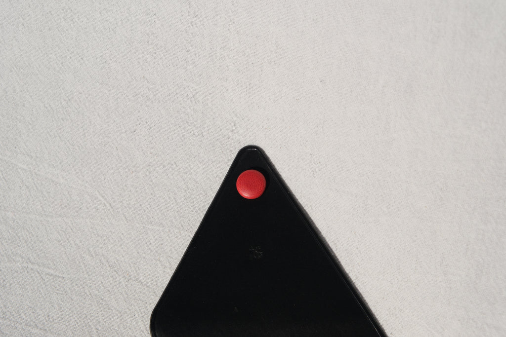 Triangle Coin Purse -  Black