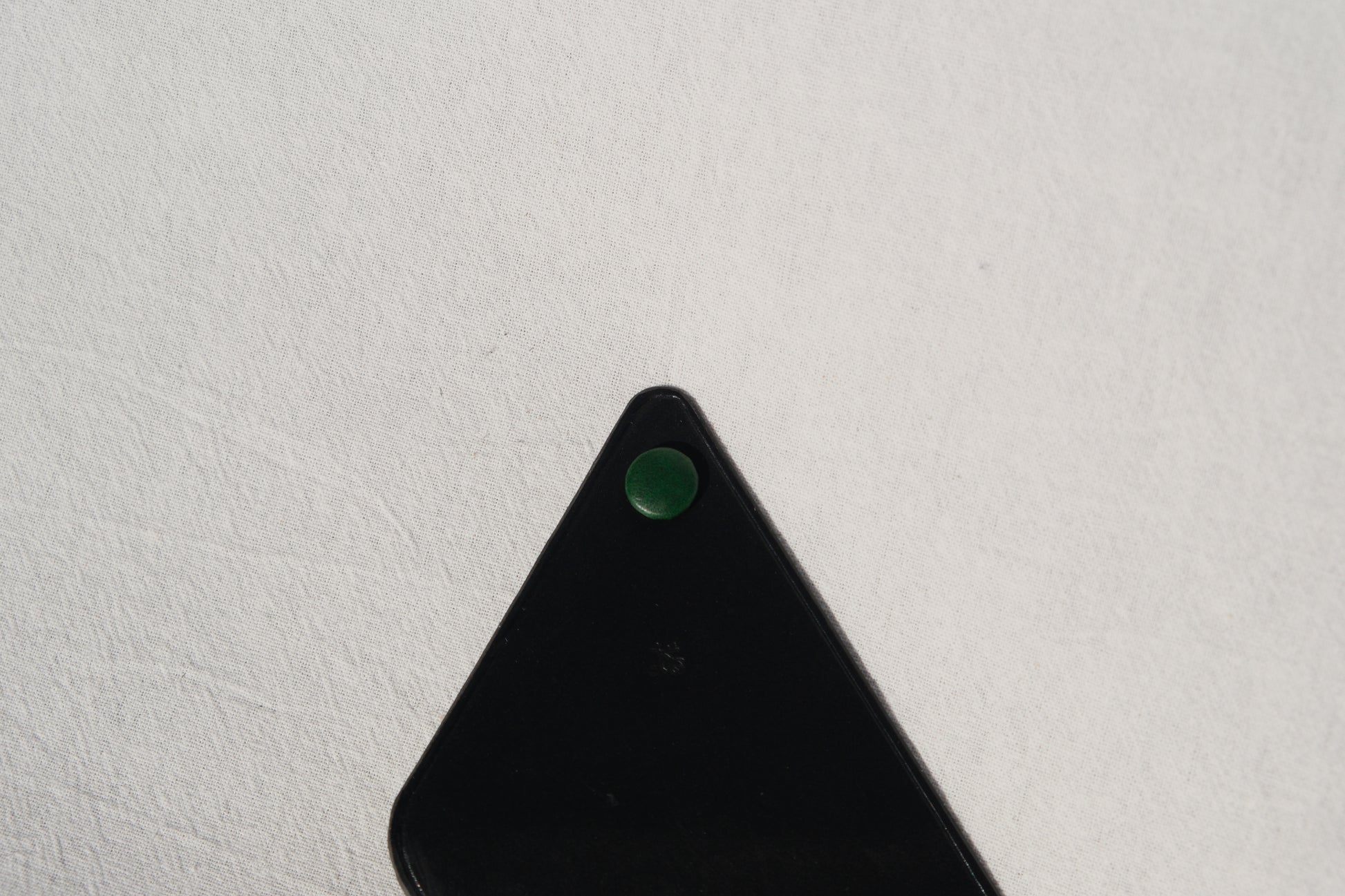 Triangle Coin Purse -  Black