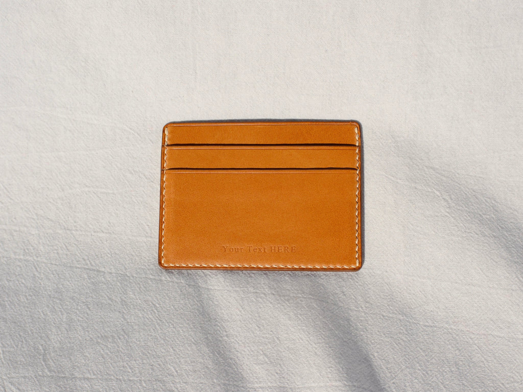 Line Card Holder - Camel