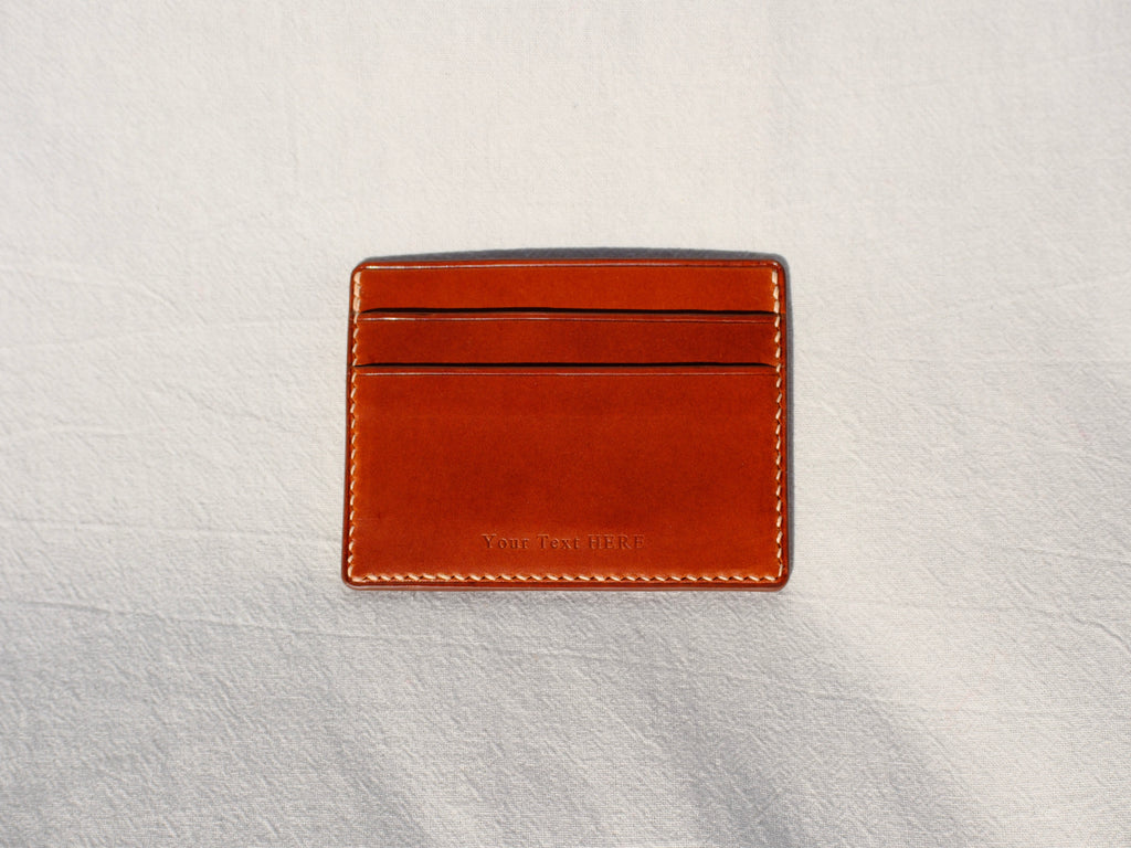 Line Card Holder - Cognac