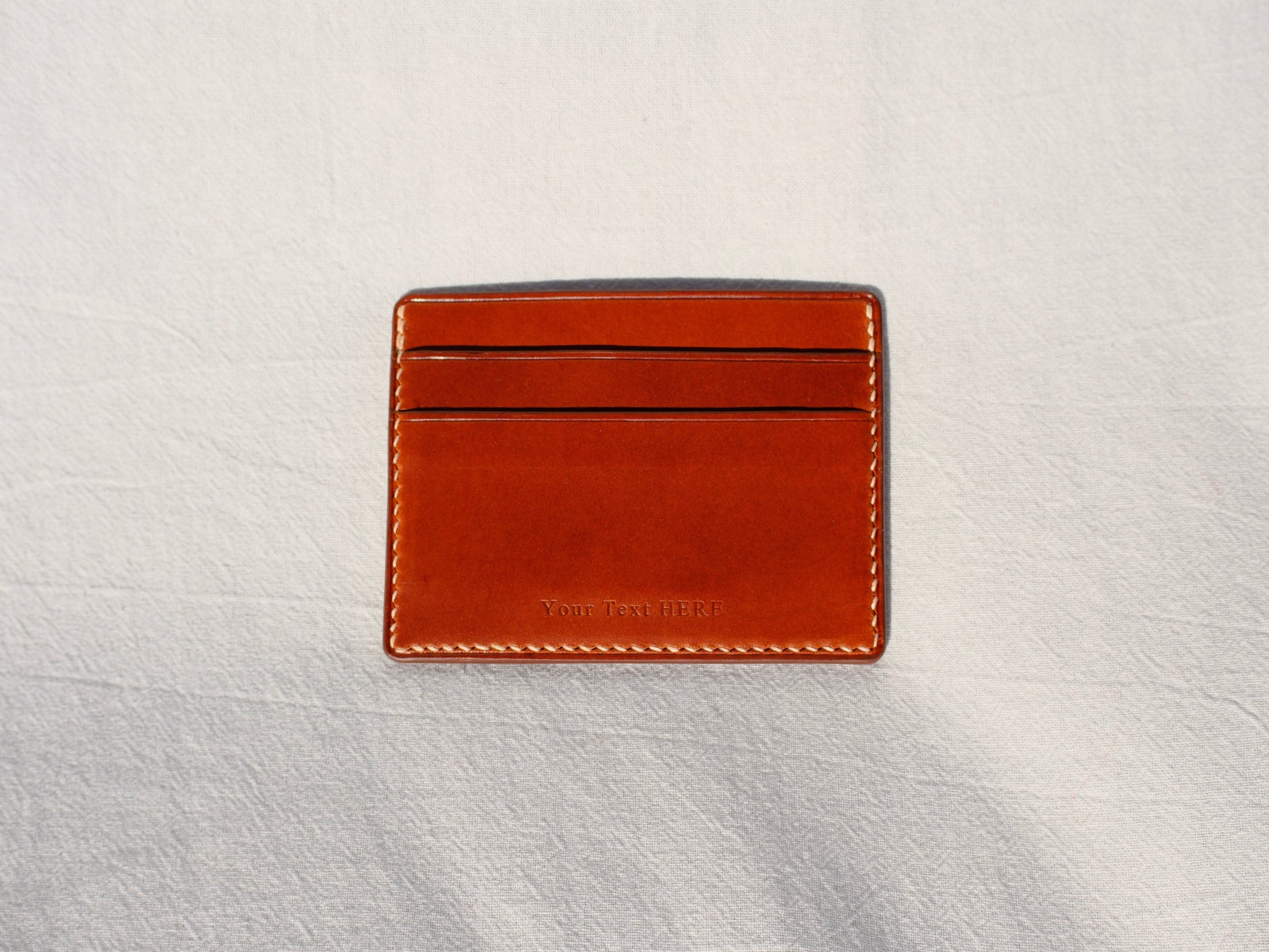 Line Card Holder - Cognac