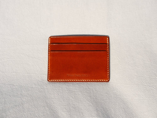 Line Card Holder - Cognac