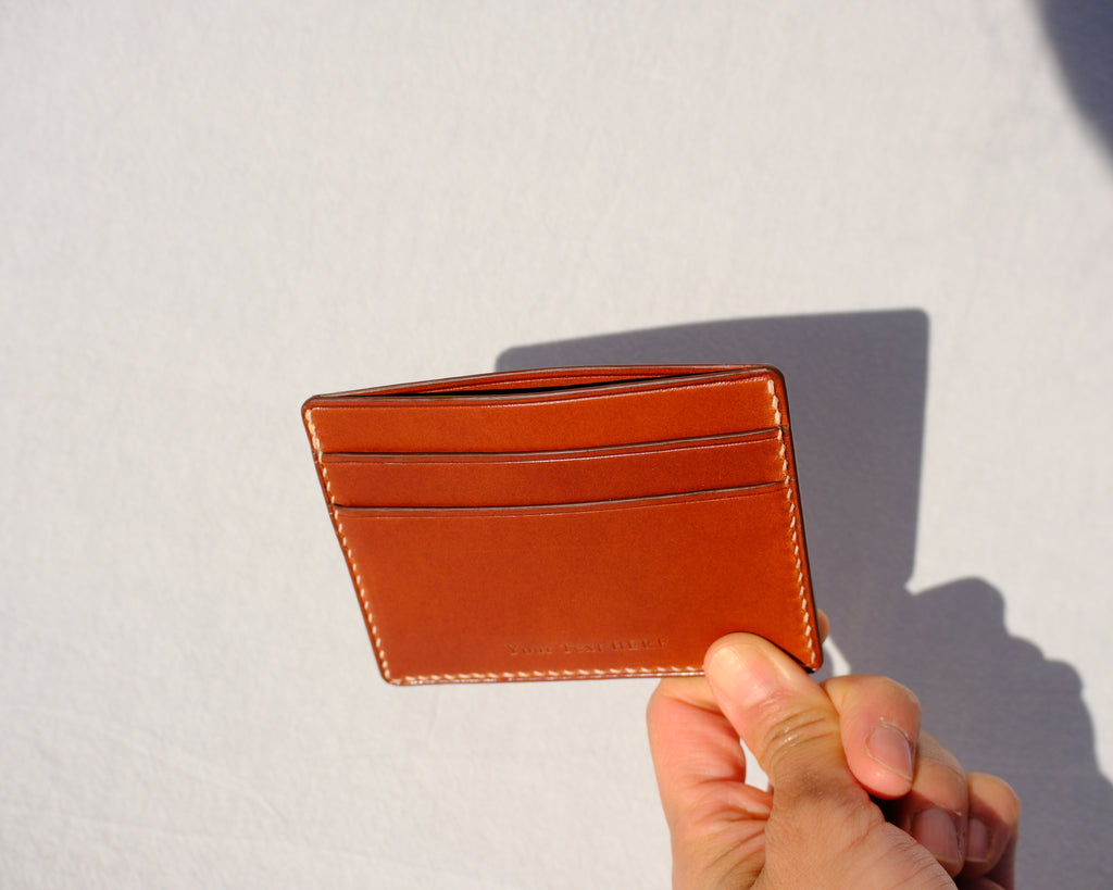 Line Card Holder - Cognac