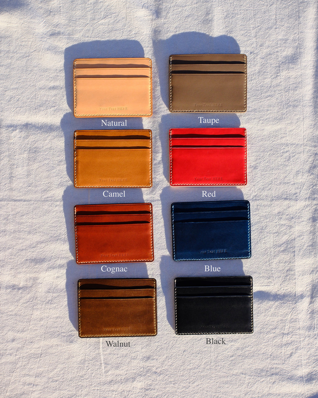 Line Card Holder - Camel