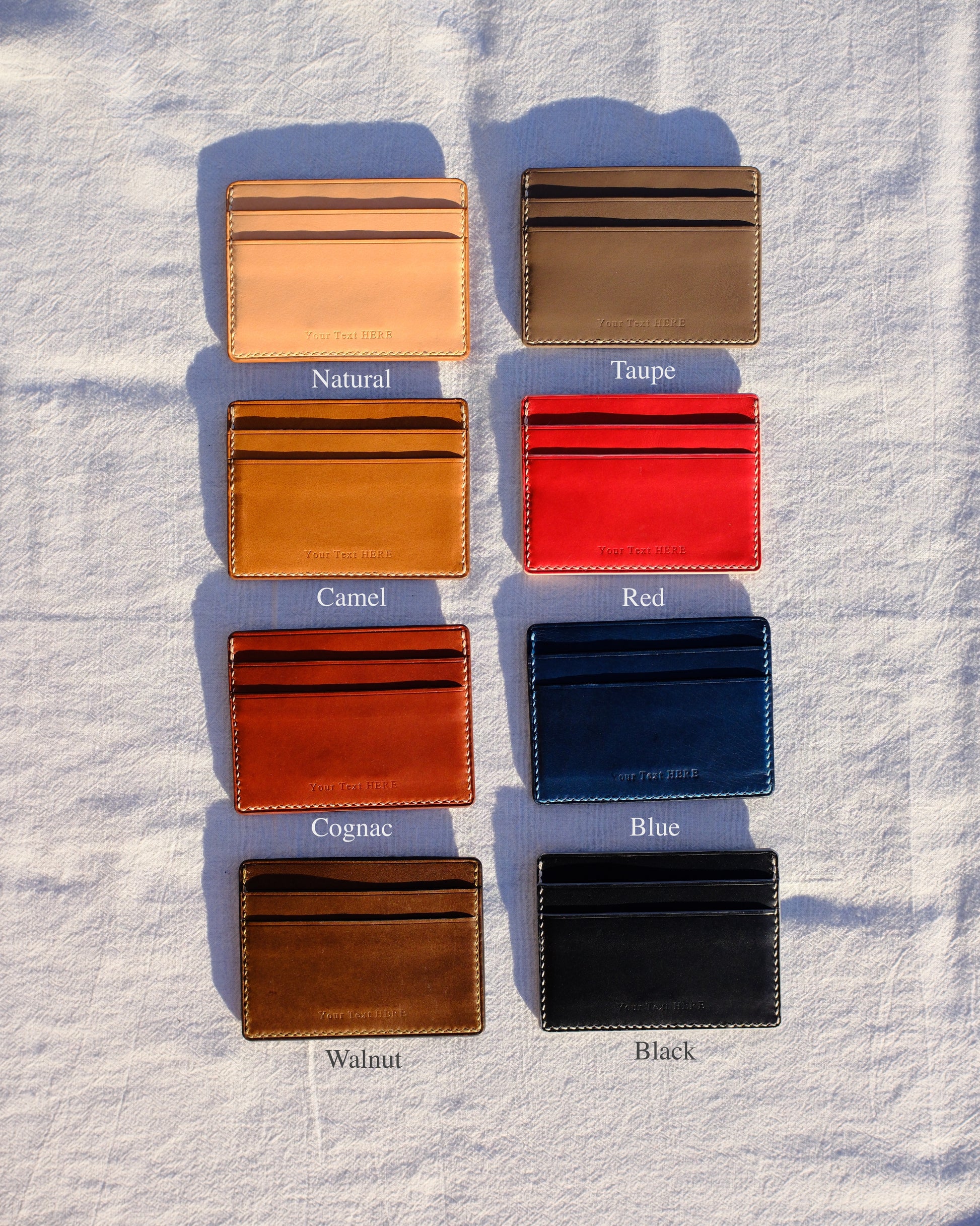 Line Card Holder - Camel