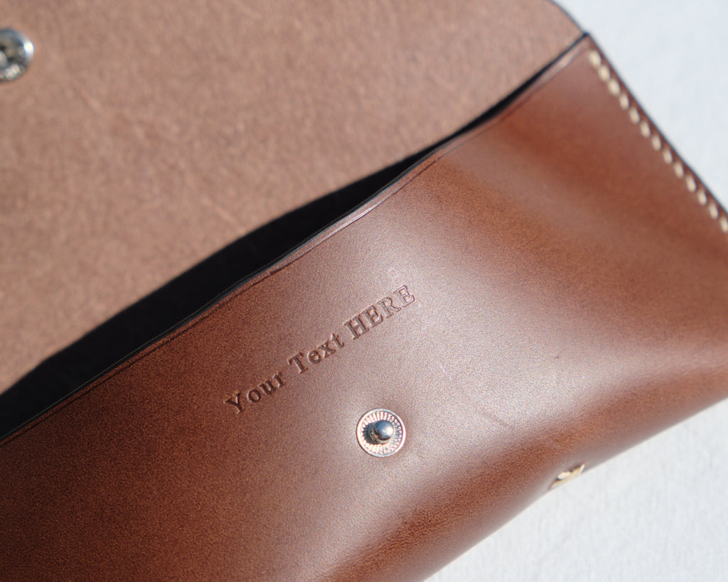 Snap Eyewear Case - Brown