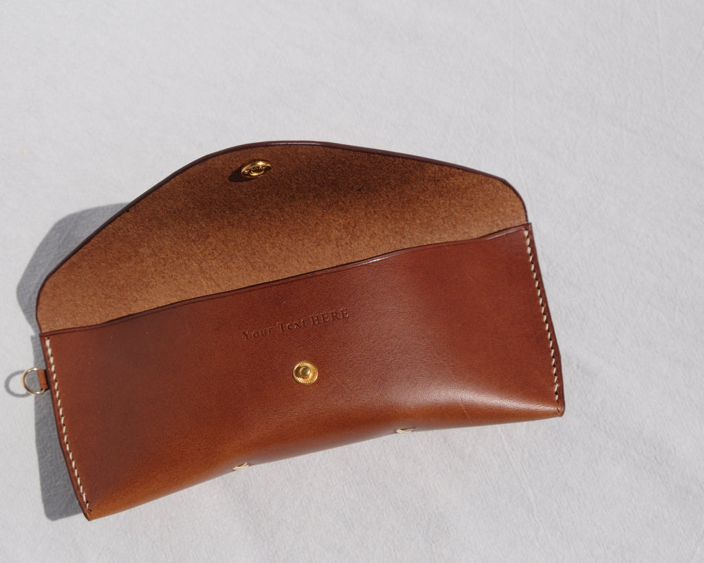 Snap Eyewear Case - Cognac