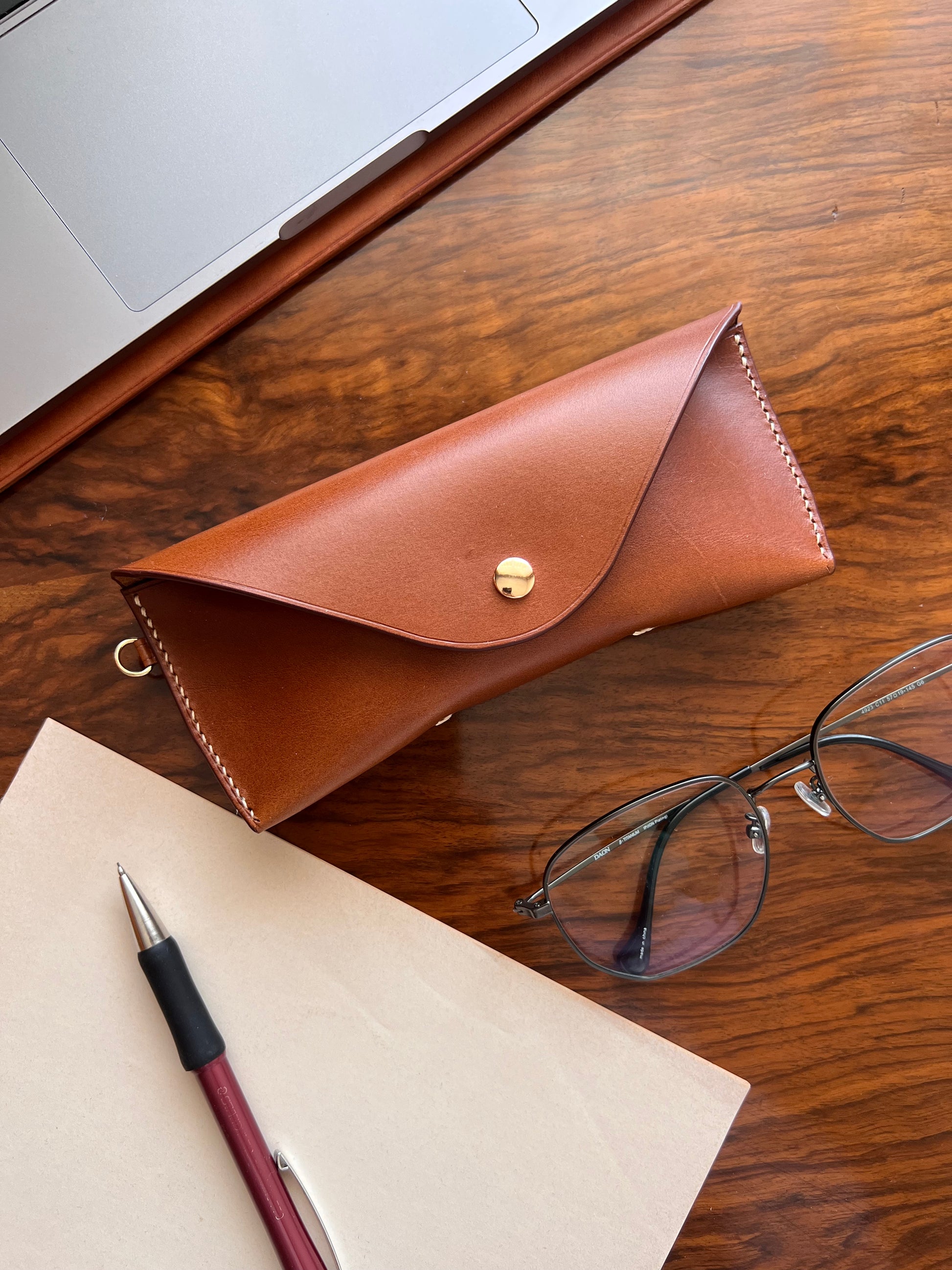 Snap Eyewear Case - Cognac
