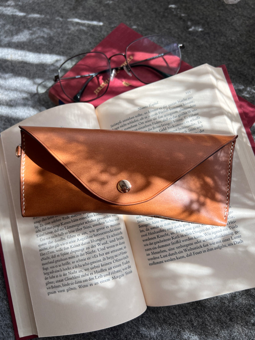 Snap Eyewear Case - Camel