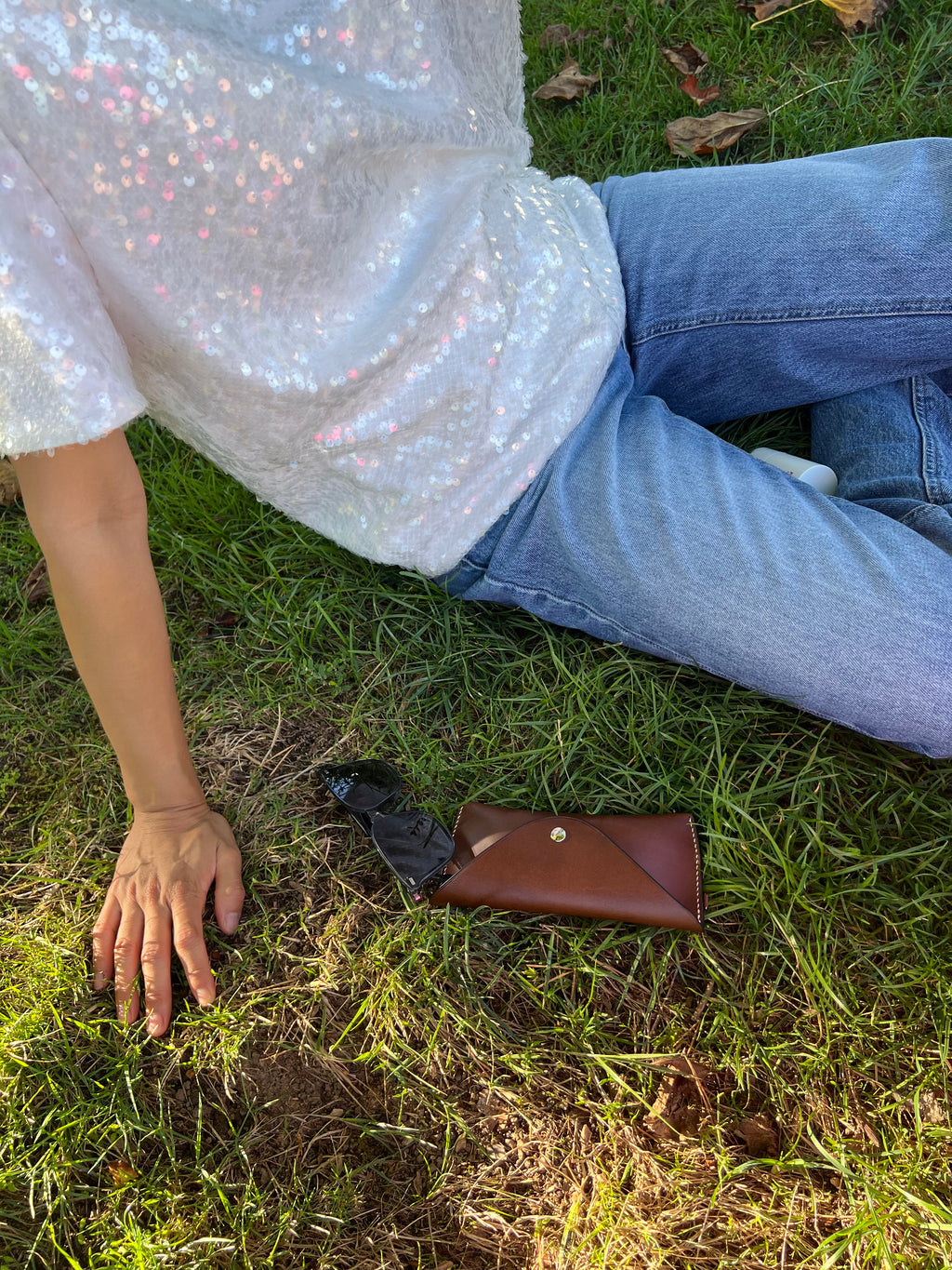 Snap Eyewear Case - Brown