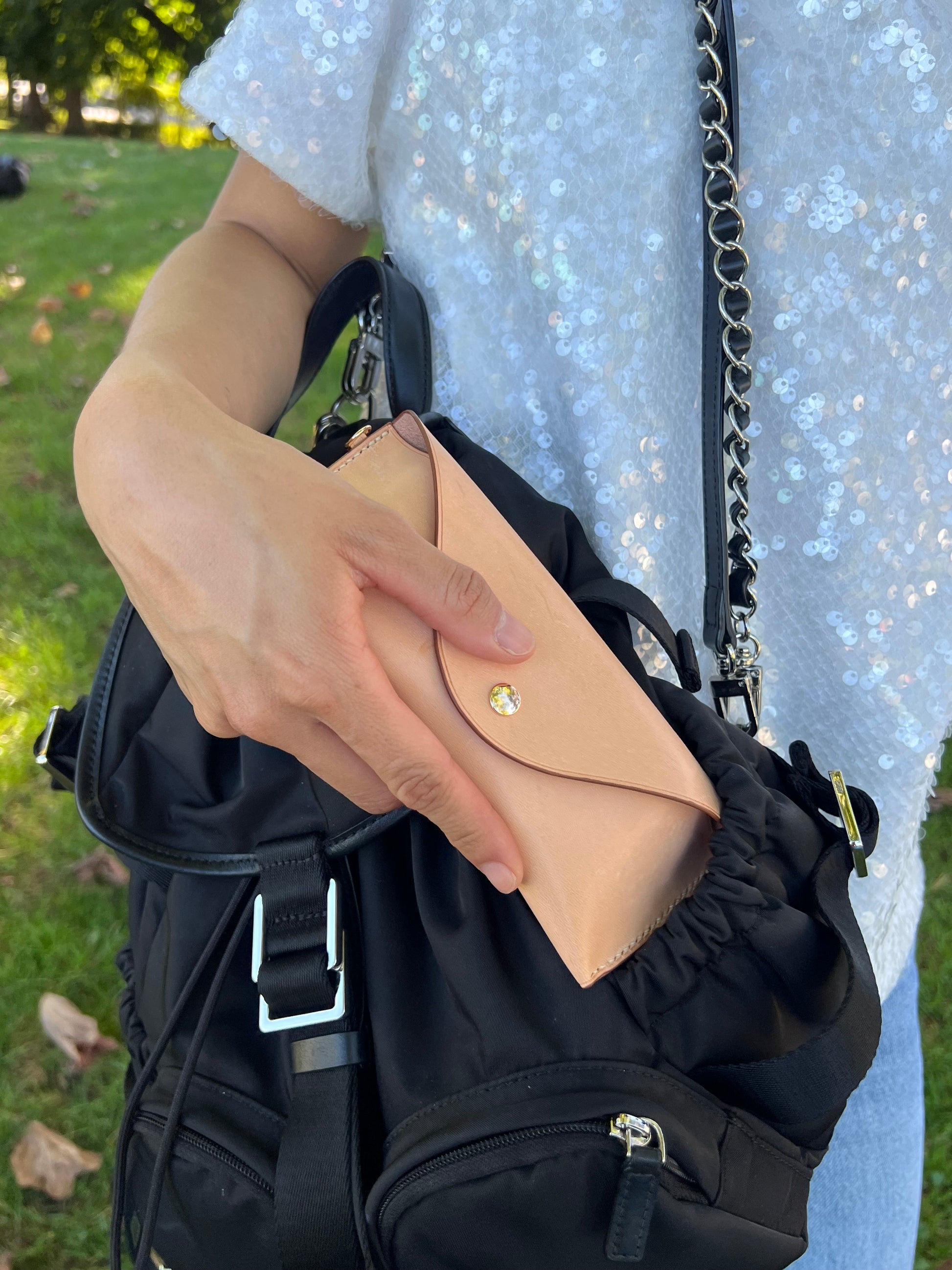 Snap Eyewear Case - Natural