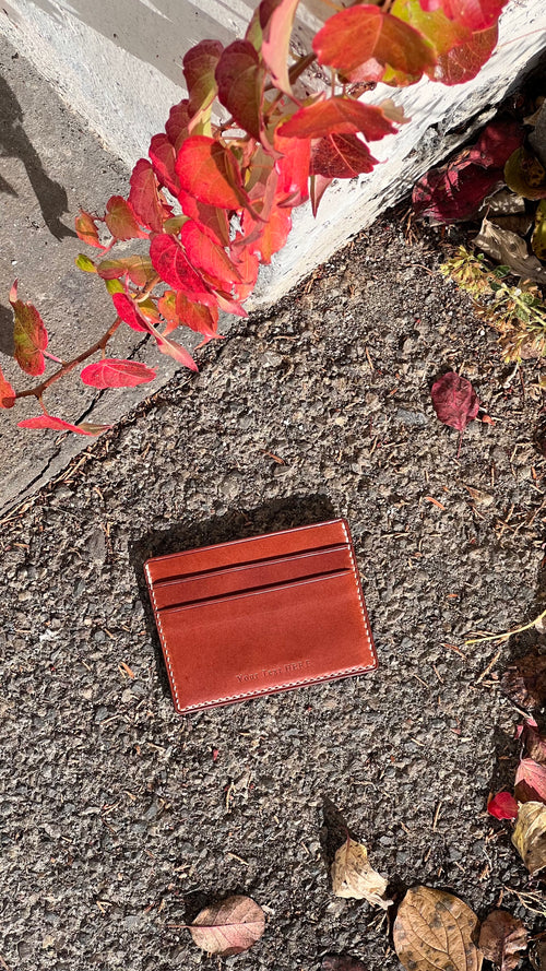 Line Card Holder - Cognac